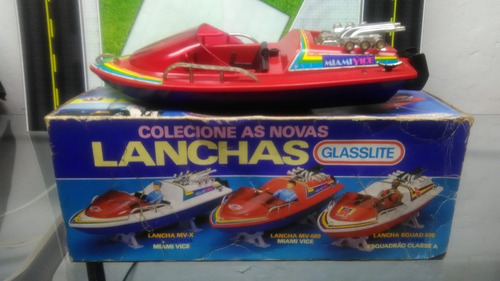Lancha Miami Vice Da Guliver / Grasslite Rarissima