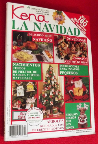 Revista Kena La Navidad Manualidades N° 15 Octubre 1991