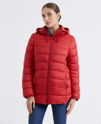 Chaqueta Esprit 422e207 Rojo Miner