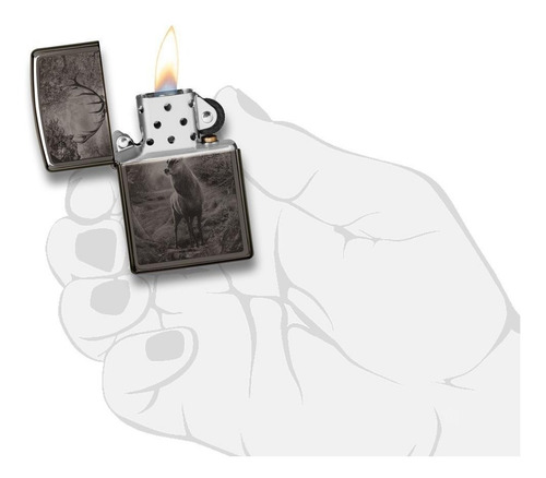 Imagen 5 de 7 de Encendedor Zippo Modelo 49059 Original Linea 2019 Garantia