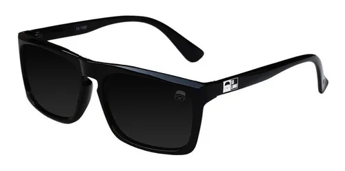 Peppers - Lentes oscuros, FM7701-1, Adulto, unisex, Negro mate cauchutado,  55 mm