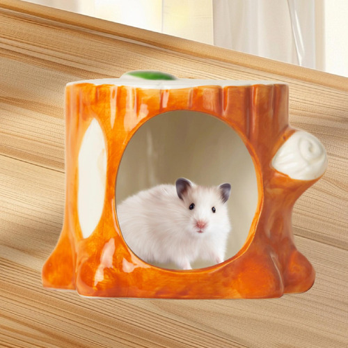Ceramic Hamster House Hamster Hut Hamster Hideout, L