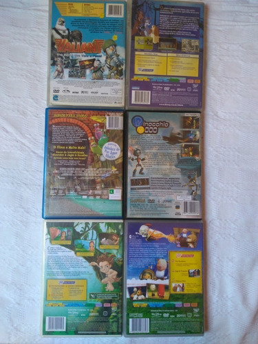 Coleção/lote 20 Filmes Dvds Infantis - Originais (Usado)
