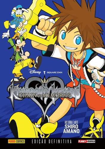 Kingdom Hearts Chain Of Memories - Volume Unico Mangá Panini