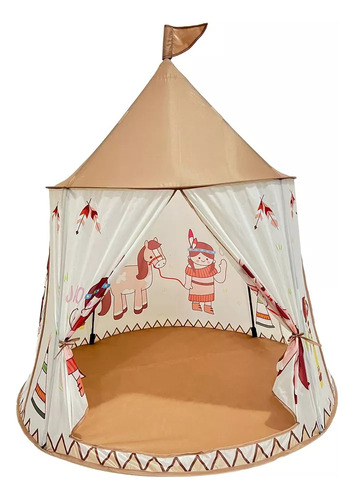 Tienda De Campaña Infantil, Tipi Plegable Con Castillo