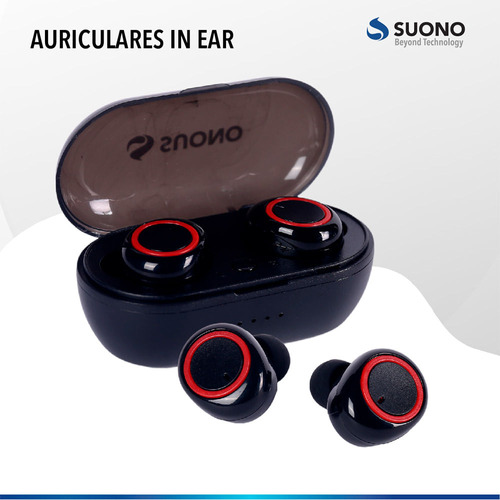 Auriculares Suono Bluetooth Tws W-1 Black Ayv0125