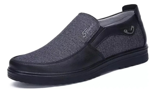 Lefu Shoes Zapatos Empalme De Cuero Hombre - Zapatos Planos