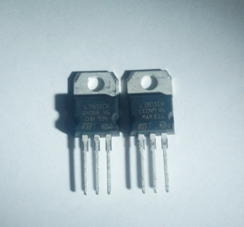 Regulador Lm7805 Mc 7805 Mc7805 L7805 Posit 5v 1.5a-x 2 Unid