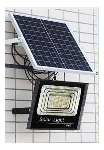 Foco Reflector Solar De Exterior200w + Control Remoto