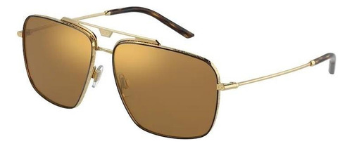 Dolce & Gabbana Dg2264 02/73 Square Shape Dorado Espejo