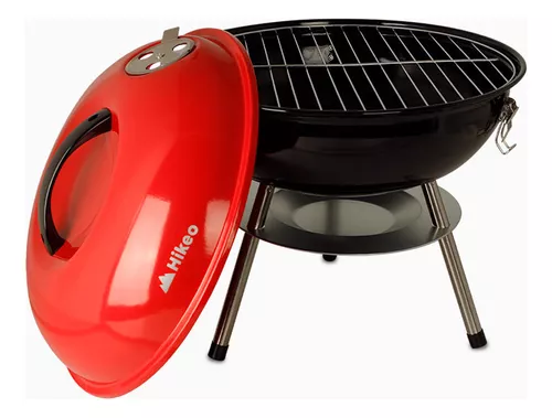 Parrillas Asador De Carbon Para Asar Carne Portatil Acero Inoxidable 24 x  16