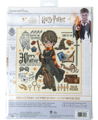 Dimensions Magical Harry Potter Kit De Punto De Cruz Contado