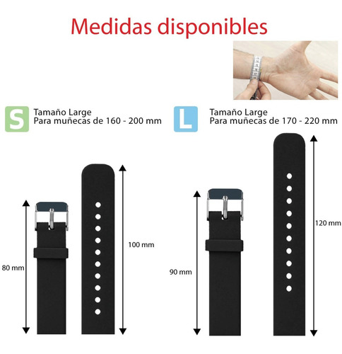 Imagen 4 de 7 de Malla Silicona Samsung Gear Fit 2 / Fit 2 Pro Local Belgrano