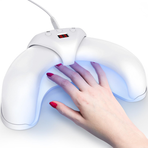 Urbuti- Lámpara De Uñas Uv Led, Secador Rápido De Uñas Plega