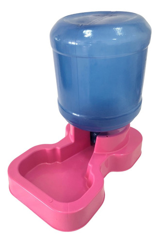 Bebedouro Automático Para Pet Cachorro Gato 10 Litros Galão Cor Bebedouro Rosa