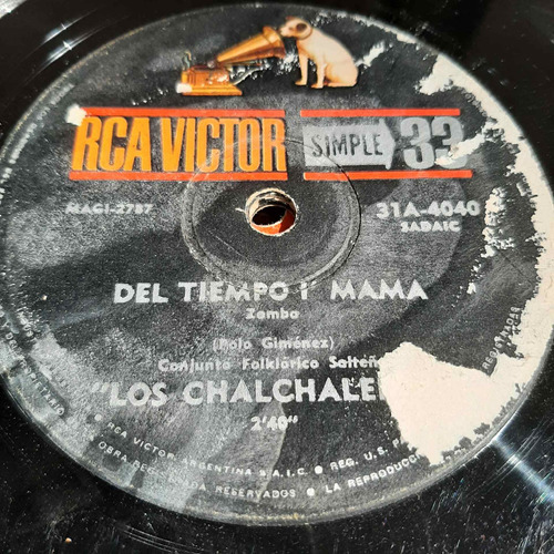 Simple Los Chalchaleros Rca Victor 4040 C26