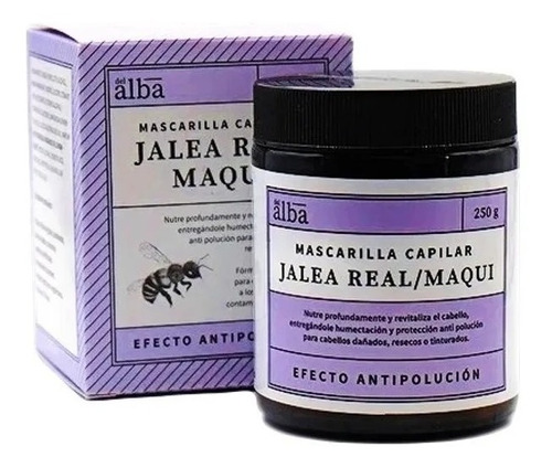 Mascarilla Capilar Antipolución Maqui Jalea Real - Del Alba