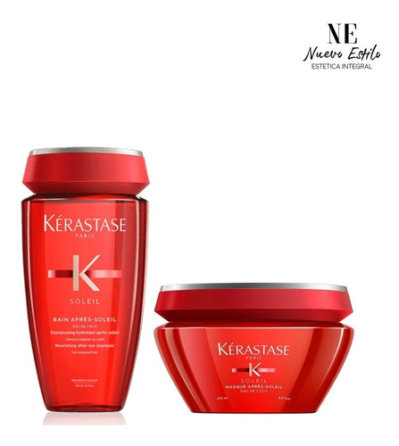 Pack Kerastase Soleil Baño+mascara+obsequio+envio Gratis