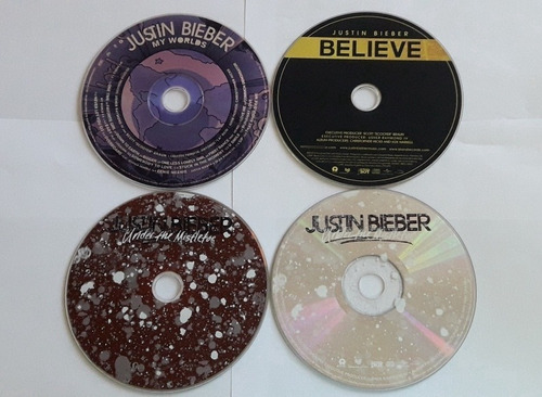 Justin Bieber 3 Cd Y 1 Dvd Originales Sin Caratula(detalles)