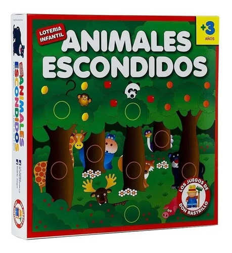 Animales Escondidos Loteria Infantil Ruibal Juego De Mesa