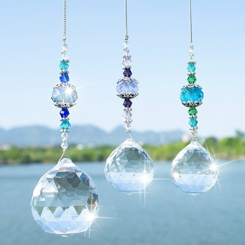 Imagem 2 de 7 de Mobile Suncatcher - Cristais - Conjunto 3 Unid. - Qualidade