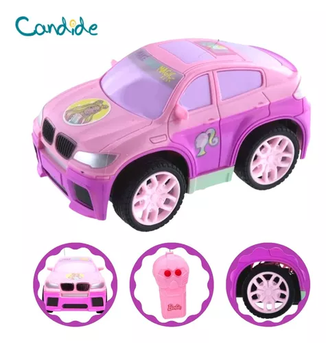 Carrinho de Controle Remoto Barbie Style Car - 7 Funções Candide Rosa, Shopping