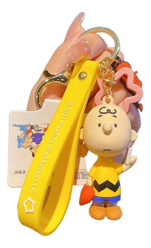 Llavero Figura Charlie Brown Snoopy Peanuts Original