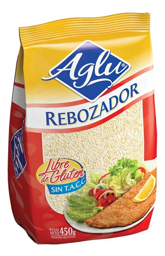 Rebozador Aglu Sin Tacc Libre De Gluten 450g Pan Rallado