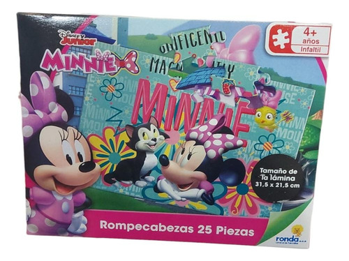 Puzzle 25 Piezas Minnie Mouse Disney Oficial