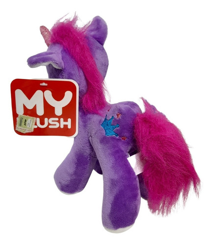 Imagen 3 de 8 de Unicornio Parado Peluche 20cm My Plush La Plata