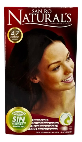 Tinte De Cabello San Ro Sin Amoniaco Sin Peróxido Pack De 6