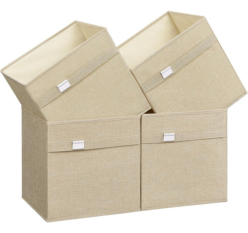 Cubos De Almacenamiento Plegables, Set De 4 Unidades