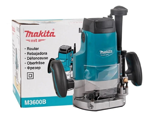 Imagen 2 de 3 de Fresadora Tupi M3600g Makita Mt 1650w 1/2 G P A Maquinarias