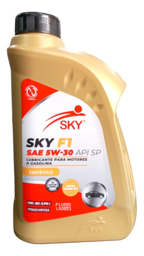 Aceite 5w30 Sintetico Marca Sky