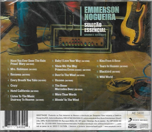 E236 - Cd - Emmerson Nogueira - Seleção Essencial - Lacrado