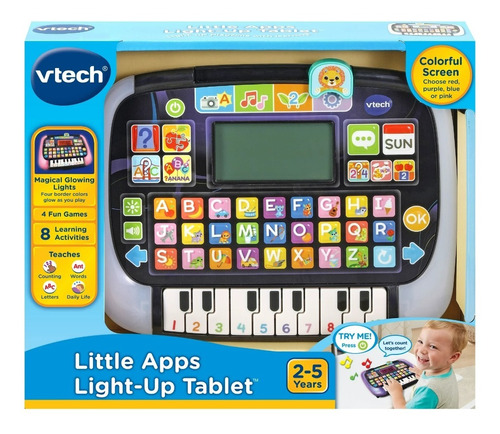 Vtech Little Apps Light-up Tablet With Color-changing Border