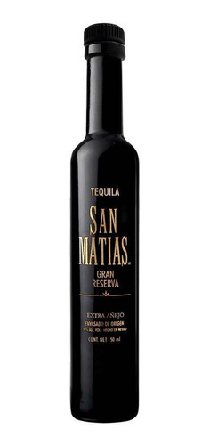 Pack De 4 Tequila San Matias Añejo Gran Reserva Mini 50 Ml