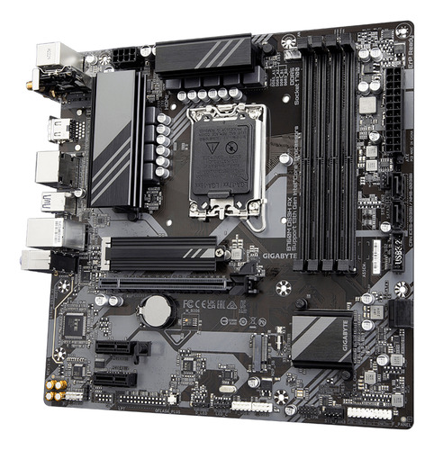 Tarjeta Madre Gigabyte B760m Ds3h Ax S1700 Ddr5 Wifi 6e Matx