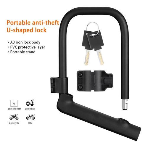 Candado U-lock Para Bicicletas Candado Vehículos Eléctricos