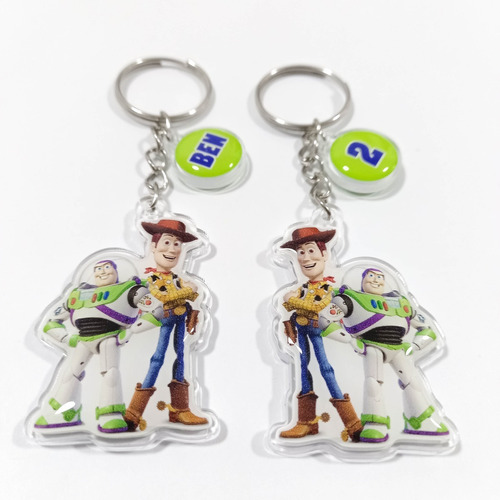 Toy Story Y Buzz Lightyear Llavero O Iman Personalizado 