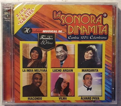 Cd La Sonora Dinamita + Historia Musical + Cd Y Dvd + Nuevo