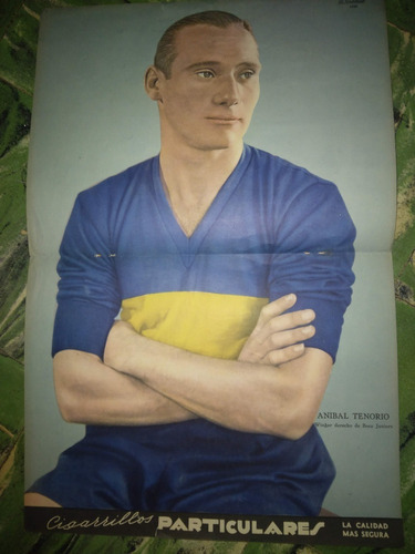 Lamina El Grafico Año 1936 - Jugador Boca J. - A. Tenorio