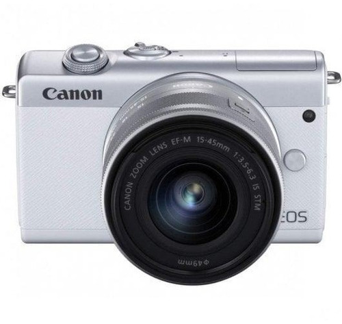  Camara Compacta Canon Eos Kit M200 + Lente 15-45mm Is Stm