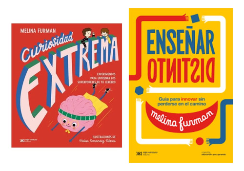 Curiosidad + Enseñar Distinto - Furman - Siglo Xxi 2 Libros
