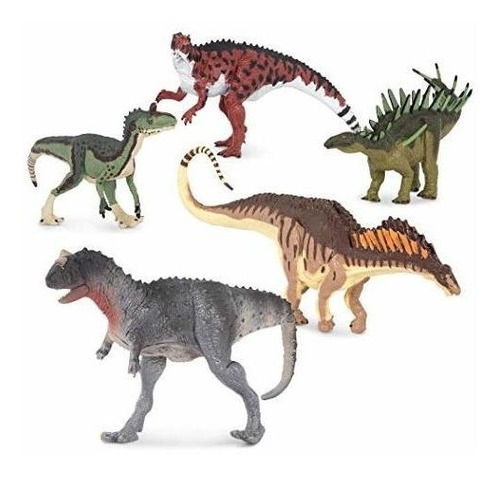 Terra By Battat Toy Dinosaur Set Con Ceratosaurus 5 Pie...