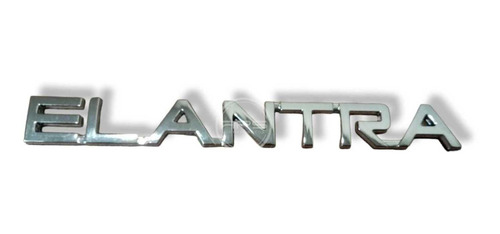 Emblema Elantra  Cromado  Hyundai Elantra