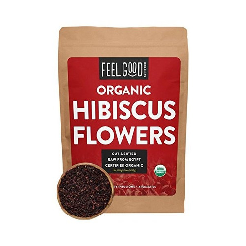 Orgánicos Flores Del Hibisco - Corte Y Tamizada - 16 Oz Rese