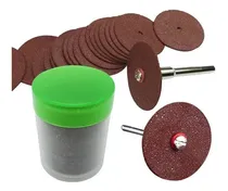 Comprar 35 Disco De Corte Marron + 1 Vastago Para Dremel Y Otros