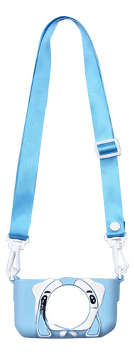 Funda Silicón Azul Delfín Mini Hd Para Dslr Dibujos Animados