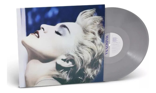 Madonna True Blue Disco Lp En Vinyl Plateado Silver Europeo